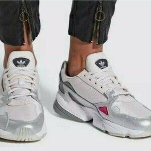 Adidas Originals Falcon Low Top Sneaker Running Shoe Metallic Pink 90s Size 9